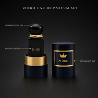 Flacon de parfum vide haut de gamme 30ml/50ml/100ml avec logo personnalisé, capuchon ovale, corps en verre, vaporisateur diffuseur, emballage cadeau privé scellé