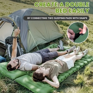 Tapis de <span class=keywords><strong>couchage</strong></span> de camping ultraléger avec oreiller intégré, pompe à pied intégrée, tapis de <span class=keywords><strong>couchage</strong></span> gonflable compact pour le camping et la randonnée - Product Image 5