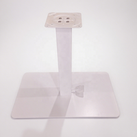 Pieds de table en acier carré moderne en fonte, réglables en hauteur, table basse pour salon, meubles, hôtel, maison, bureau
