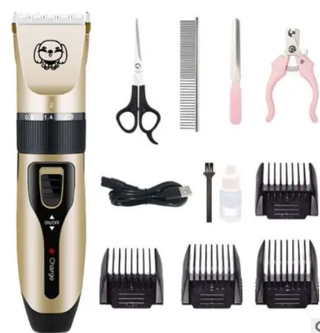 Multifunction Rechargeable Pet hair Scissors Dog Trimmer Shaver Pet Grooming Electric Hair Remover
