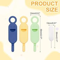 Nouvel outil de retrait de carte SIM pour accessoires de téléphone Ningbo, porte-cartes pour téléphones portables, tablettes, routeurs, broches de carte, aiguille d'ouverture, organisateur