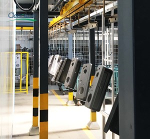 Dispositivos electrónicos Sistema automatizado de línea de recubrimiento en polvo con horno de curado en polvo y pistola de recubrimiento en polvo Fabricante superior de China - Product Image 2