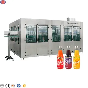 Hoge Kwaliteit 3 In 1 Sap Melk Glazen Fles Vullen Capping Machine