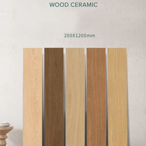 Imitieren Sie Holz fliesen 20x100 Gute Qualität Holzmaserung Keramik Porzellan fliesen Fabrik preis - Product Image 1