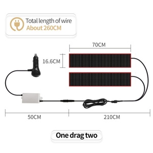 Pegatina para Coche Ojo del Diablo, Letrero LED Flexible, Luz de Ojos de Diablo de 12V para Parabrisas de Camión - Product Image 5