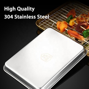 Bandeja Rectangular para Hornear de Acero Inoxidable 304 Directo de Fábrica con Juego de Rejillas de Enfriamiento para Restaurante y Barbacoa - Product Image 3