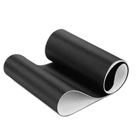 Cinta transportadora de PU de goma circular resistente al calor personalizada, cinta transportadora de PU de grado alimenticio azul de 1,5 MM Pu en la industria de procesamiento de alimentos