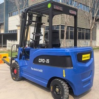 Chariots élévateurs électriques Sunfull à batterie lithium-ion 2t/3t/5t, mât inclinable 6-12m, longueur de fourche 1200mm, fabriqués en Chine - Vente chaude usine
