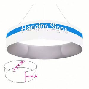 Customized Sky Tube Tapered Hanging <b>Banners</b> Trade Show Custom Hanging <b>Banner</b> Circle Booth Hanging <b>Banners</b> - Product Image 5
