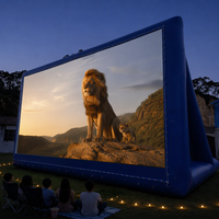 Cinéma gonflable portable sur mesure, écran de cinéma gonflable portable pour l'extérieur, pour la publicité