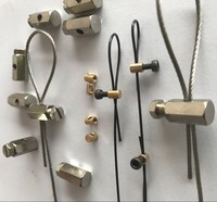 Kit de tiges de fil d'acier ANSI personnalisé OEM pince à câble solide d'éclairage porte-câble suspendu services de coupe de flexion de plafond