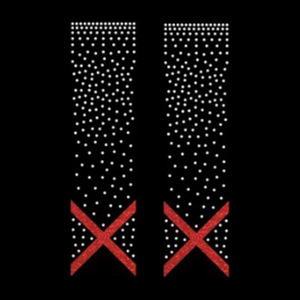 Hotfix personnalisé fer à repasser sur paillettes Crystal Cheerleading <span class=keywords><strong>cheveux</strong></span> arcs bande de transfert - Product Image 5