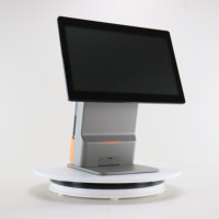 Terminal de point de vente tactile capacitif à double écran CITAQ D1 15,6 pouces Système Android 8.1/Linux/Windows 7/10 4 Go DDR + 64 Go SSD CE FCC