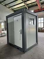 Toilette mobile de haute qualité, fabrication d'usine, vente chaude, prix bas, design moderne, toilette portable avec salle de douche, cabine de toilette mobile