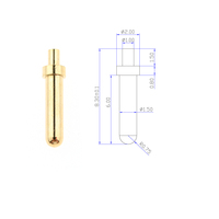Connecteur femelle en laiton plaqué or, équivalent aux modèles Mill-Max et Preci-DIP, pour carte de circuit imprimé (PCB)