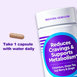 Metabolisme & suplemen dukungan energi, 1000 Mcg kromium, teh hijau, <span class=keywords><strong>Goji</strong></span> <span class=keywords><strong>Berry</strong></span>, jahe-30 kapsul - Product Image 5