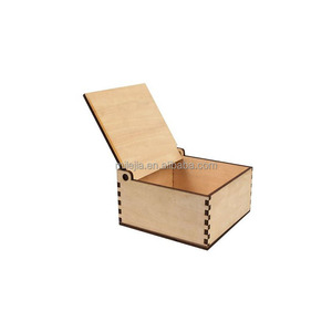Caja de regalo de madera Corte por láser Caja de madera contrachapada personalizada Cajas de bambú <span class=keywords><strong>MDF</strong></span> personalizadas Corte por láser Pequeñ<span class=keywords><strong>a</strong></span> caja de madera - Product Image 3