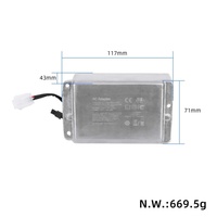 Accessoires pour trottinette électrique Ninebot, alimentation 42V2A avec chargeur intégré, chargeurs Dualtron, pièces de trottinette électrique