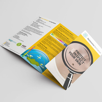Service d'impression offset personnalisé de dépliants, brochures, affiches et flyers en carton 105gsm 128gsm 157gsm A3 A4 A5 DL avec logo Xiongsheng