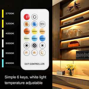 Lower Price RF433MHz DC12V 24V Color Temperature Dimming CCT <strong>LED</strong> <strong>Controller</strong> for CCT <strong>LED</strong> Lighting - Product Image 2