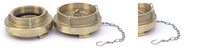Adaptateur Storz en laiton 1.5 "/2"/2.5 pouces femelle BSP/NH filetage adaptateur en laiton raccords de bouche d'incendie adapto