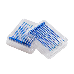 20 pièces/boîte, bâtonnets adhésifs en plastique bleu pour placages dentaires en porcelaine et couronnes dentaires, applicateur de pointe adhésive, modèle ZJB-01 - Product Image 4