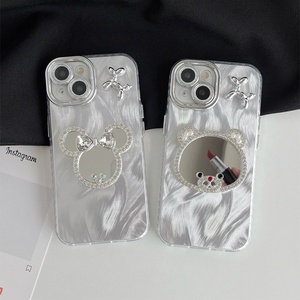 <span class=keywords><strong>เคส</strong></span>โทรศัพท์ลายหมีประดับเพชรสำหรับ <span class=keywords><strong>iPhone</strong></span> 17 <span class=keywords><strong>Pro</strong></span> <span class=keywords><strong>Max</strong></span> ป้องกันกล้อง ดีไซน์หรูหราทันสมัยสำหรับผู้หญิง ใช้ได้กับรุ่น 16 15 - Product Image 3