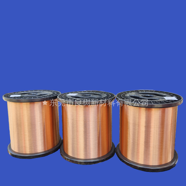 Factory Supply Electroplated Copper Clad Aluminum CCAM Wire for Cable Braiding Custom Diameter Thickness 0.10mm