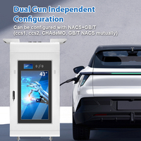 Station de recharge rapide pour véhicules électriques CCS2 DC 360 kW à double pistolet, montée au sol, vente en gros par le fabricant