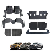 Couverture complète couleur noire TPE matériel voiture TXR tapis de sol Auto accessoires intérieurs pour Toyota Land Cruiser Prado LC250 2024-