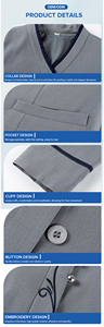 Uniforme du personnel d'entretien ménager, vêtements de travail pour les employés de nettoyage, uniforme d'hôtel à manches longues pour les réceptionnistes des chambres d'hôtel - Product Image 5