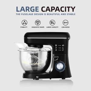 Appareils de <span class=keywords><strong>cuisine</strong></span> 1100W 5L <span class=keywords><strong>Robot</strong></span> Multifonction cuisson gâteau pain mélangeur Machine mélangeur sur pied - Product Image 4