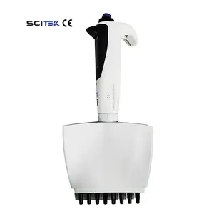 Scitek điện tử Pipette tám kênh được sử dụng trong phòng thí nghiệm bệnh viện nghiên cứu tổ chức