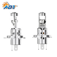 Ampoules de phare LED H4 avec mini-lentille de projecteur 2000LM H4/9003/HB2, ampoules de projecteur LED pour phares, faisceau Hi/Lo