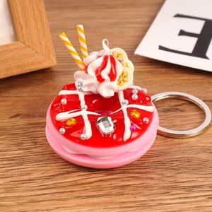 Wholesale of Creative Simulation Food Doughnut Keychain Pendants and Student Couple <b>Bag</b> Pendants Mini Kitchen Toys - Product Image 2