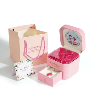 Boîte à bijoux Eternal Rose, boîte à bijoux avec logo, emballage cadeau pour la Saint-Valentin - Product Image 2