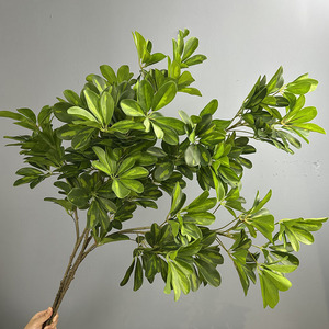 Schefflera Artificial C1091, Adecuada para Decoraciones de Bodas, Decoraciones de Jardín, Arreglos Florales, Plantas de Flores Artificiales - Product Image 1