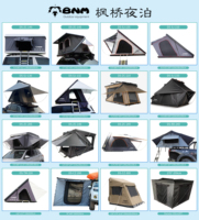 Nueva Carpa de Techo Rígida para Automóvil con Panel Solar, Carpa de Techo Rígida de Aluminio Tipo Concha para 4 Personas, para Campamentos Todoterreno 4x4