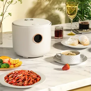 Rice Cooker & Warmer 3-Cups (uncooked) Stainless Multicooker Kitchen  Appliances Home - AliExpress