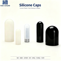 Capuchons de protection en caoutchouc silicone sur mesure, embouts souples en caoutchouc pour applications de formes non standard et sur mesure, vente en gros en vrac