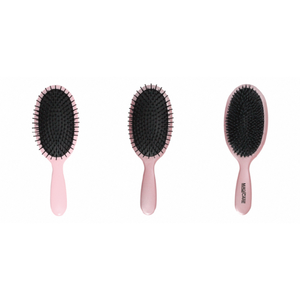 Cepillo para el cabello con cerdas suaves de jabalí, cojín antideslizante de goma, desenredado suave para uso doméstico - Product Image 5