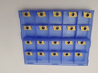Insertos de perforación de carburo de tungsteno recubiertos de CVD/PVD 800-08T308M-IG con ranura para romper virutas Sandvik para taladros BTA de agujero profundo