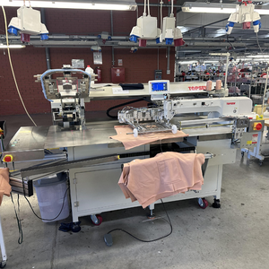 Máquina Automática para Coser Bolsillos TS-199, Máquina de Coser Bolsillos Tipo Canguro para Fábrica de Ropa - Product Image 3
