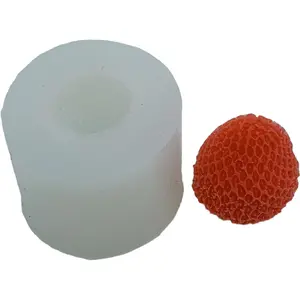 Molde de fresa para tarro de vela artesanal, moldes de mano 3d, suministros geométricos baratos