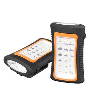 Portable COB <strong>LED</strong> Work Lighting <strong>Lamp</strong> 18+3LED Multi-Function Waterproof ABS Body Magnet for Car Repair Cold White Emission DC - Product Image 3