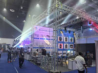 F34 290mm Truss de Aluminio con Perno para Iluminación de Escenario, Sistema de Elevación para Eventos, Truss de Espiga con Elevación Manual