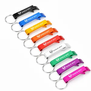 Porte-clés décapsuleurs promotionnels en métal aluminium, personnalisables avec logo, impression UV, écologiques, vente en gros, cadeaux souvenirs - Product Image 6