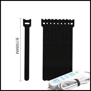 Custom Double Side <strong>Hook</strong> <strong>and</strong> <strong>Loop</strong> Self Adhesive Strip Multiple Sizes Printable logo Velcroes Cable Tie - Product Image 4