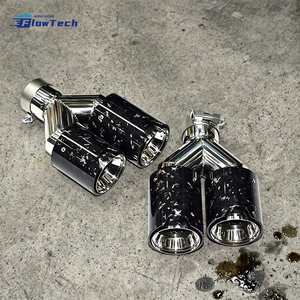 ปลายท่อไอเสียคาร์บอนไฟเบอร์ทนความร้อน พร้อมโครงสร้างคาร์บอนฟอร์จ สำหรับอัพเกรดประสิทธิภาพท่อไอเสียรถยนต์ทั่วไป - Product Image 6