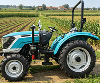 Tracteur agricole compact 4x4 de 40 CV à 50 CV avec moteur Euro 5 pour la culture en verger, sur rizière et petites exploitations